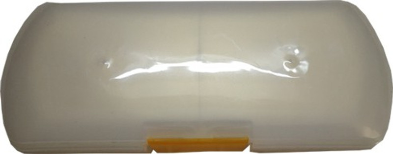 kubergift Plain white pencil box non fancy smart plain Art Plastic Pencil Box(Set of 1, White)