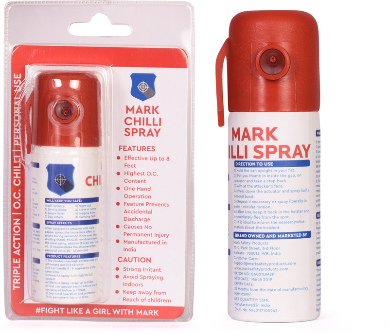 mark safety products Chilli Spray Pack of 1 Pepper Fogger Spray