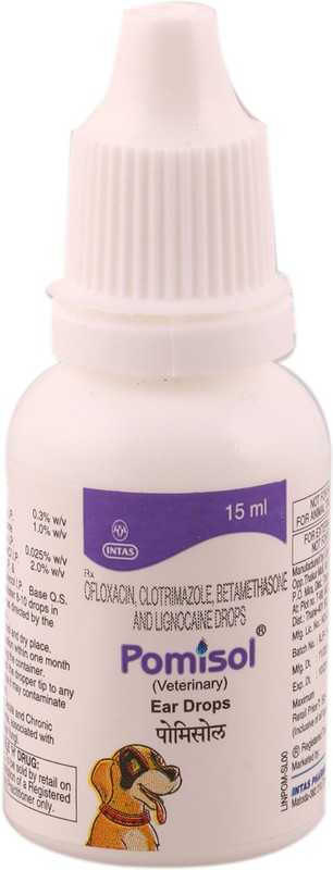 Pomisol ear drops for dogs price discount