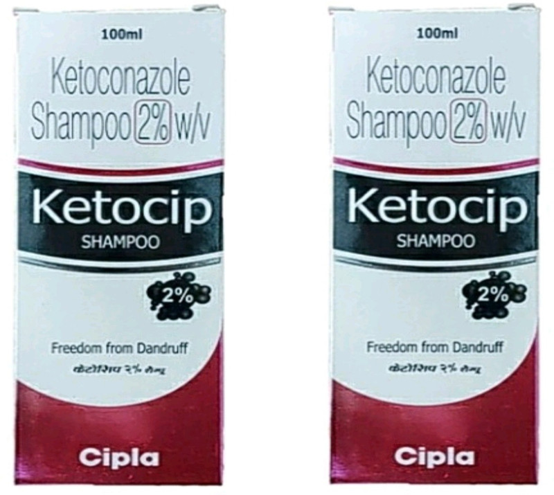 KETOCIP SHAMPOO 2% W/V (PACK OF TWO) 200ML(200 ml)