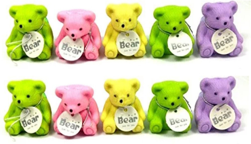 papayo smart buy, return gift, Cartoon sharpener Gift Stationery School Office Supplies. Teddy BearSharener pack of 10 Sharpeners(Set of 10, Mullticolour)
