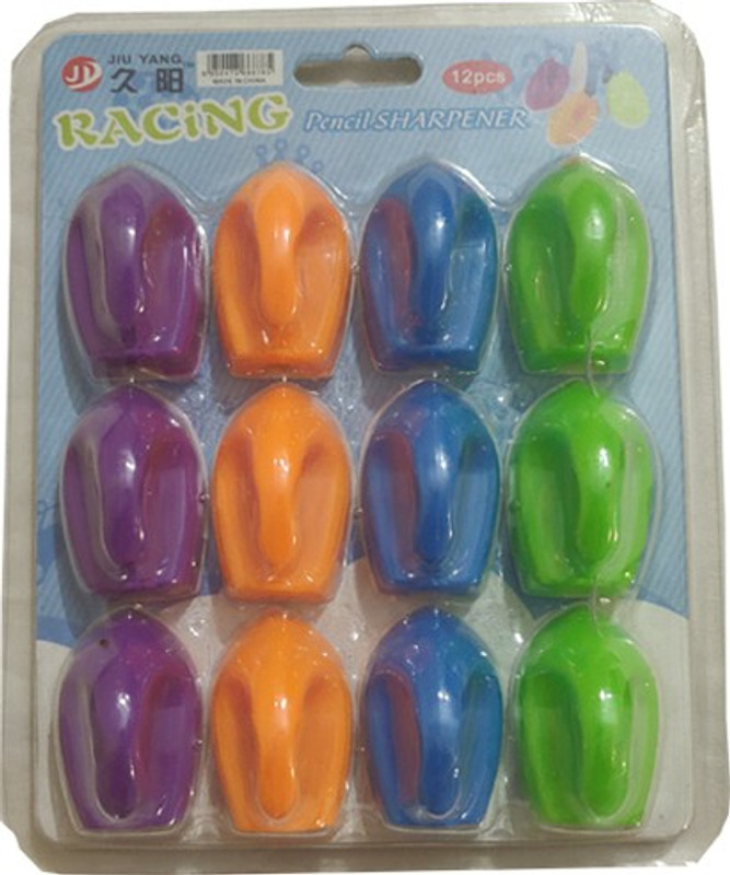 kubergift Hook shape pencil sharpeners (Pack of 12) ideal for return gift Hook Sharpener(Multicolor)