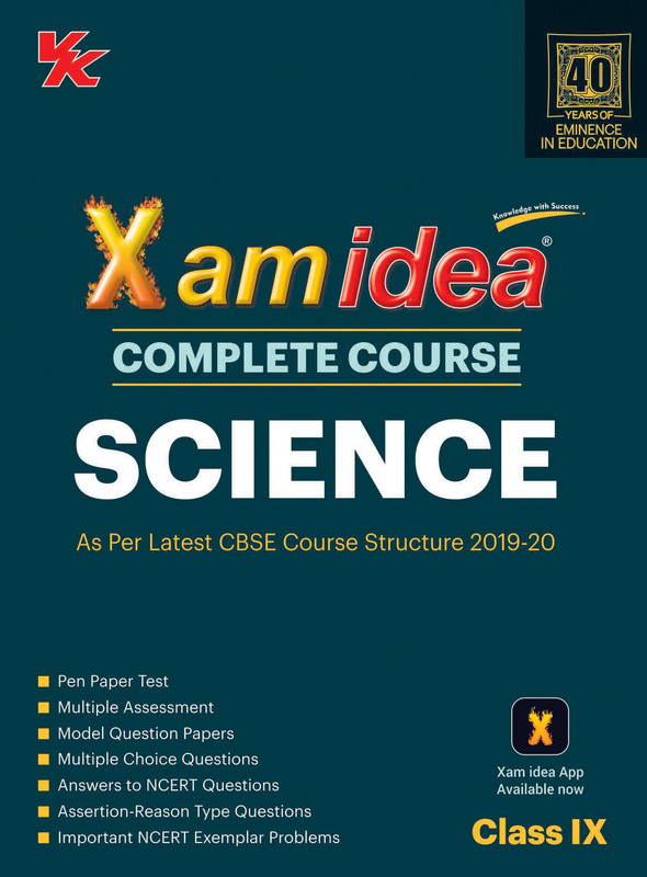 Xam Idea Complete Course Science For Cbse Class 9 2020 Exam