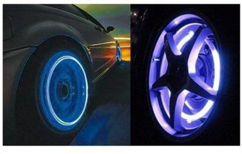 kurainnpvtltd Enjoy India Light LED for , Pack of 4 Car Fancy Lights(Red)