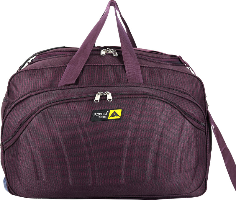 robustroyal (Expandable) STYLISH TRAVELLING LUGGAGE/ TWO WHEEL DUFFEL CABINSIZE Travel Duffel Bag(Purple)