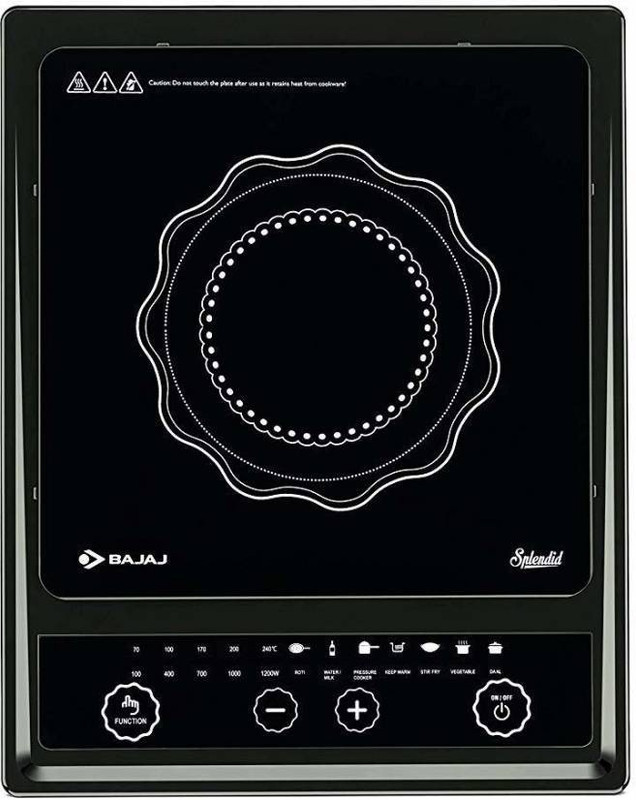 Bajaj ICX Splendid Induction Cooktop(Black, Push Button)