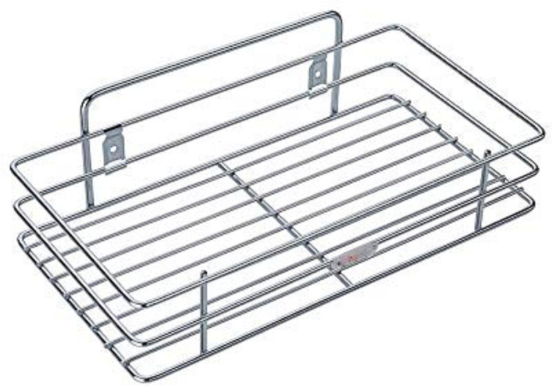 4tens Single Kitchen Multipurpose Stainless Steel Storage Rack/Kitchen Rack Steel Kitchen Rack(Silver)