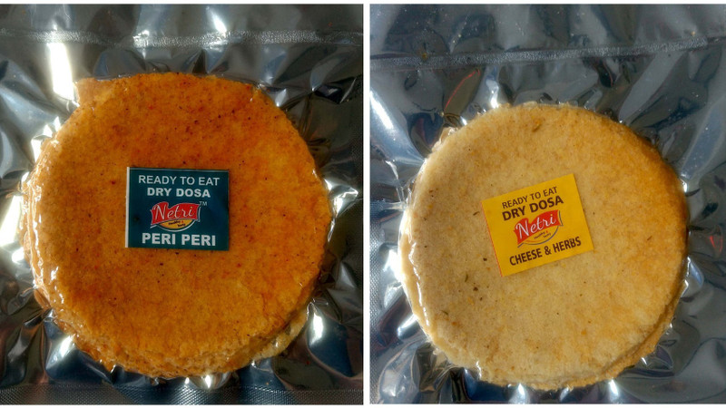 netri Dry Dosa (4 Peri Peri, 4 Cheese & Herbs) - 50 gms each 400 g