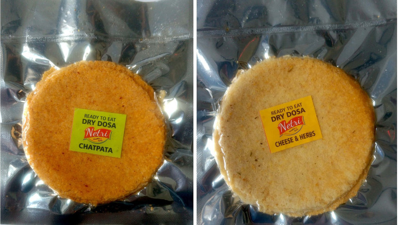netri Dry Dosa (4 Chatpata, 4 Cheese & Herbs) - 50 gms each 400 g