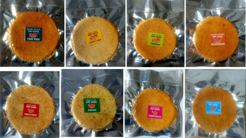 netri Dry Dosa (Combo of 8 Flavors) - 50 gms each 400 g