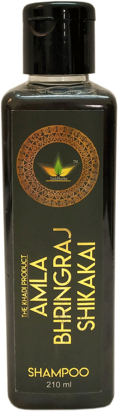 indiherbs AMLA REETHA SHAMPOO (BY KHADI )210 ML(210 ml)