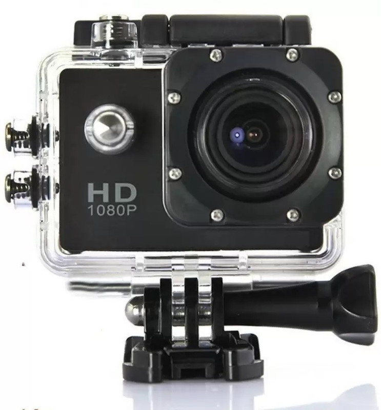 Outbolt SHV-1200  KL-5000 Full HD Action Camera Sports and Action Camera(Black, 14 MP)