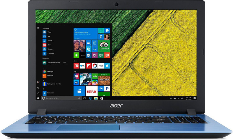 Acer Aspire 3 Pentium Quad Core - (4 GB/500 GB HDD/Windows 10 Home) A315-31 Laptop(15.6 inch, Stone Blue, 2.1 kg)
