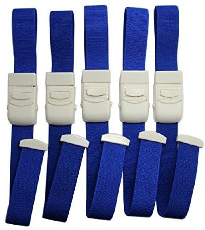 momento Deluxe Tourniquet Band Pack Of 5 Fitness Band(Blue, Pack of 5)