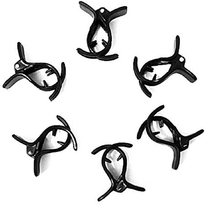 styling fashion black combo of 6 Hair Clip(Black)