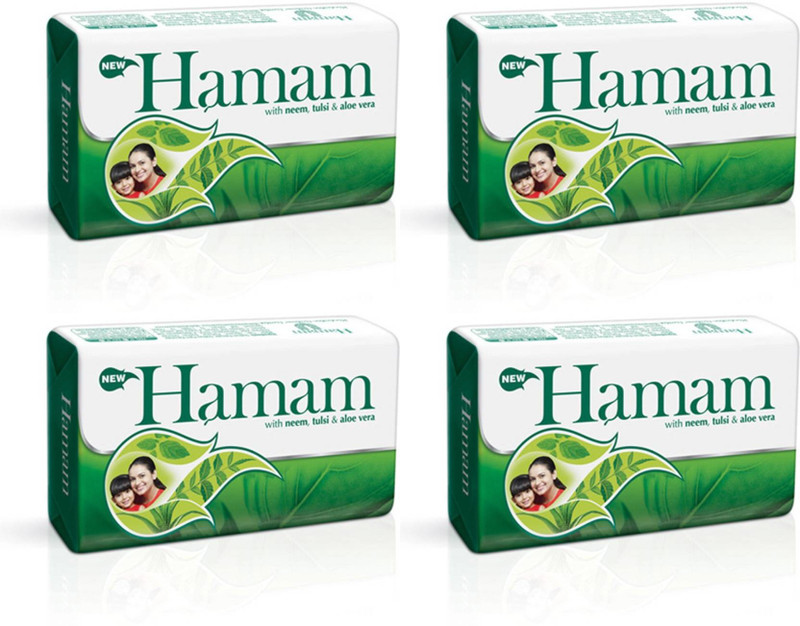 hamam Neem Tulsi and Aloevera Soap (100 g) po4(4 x 100 g)