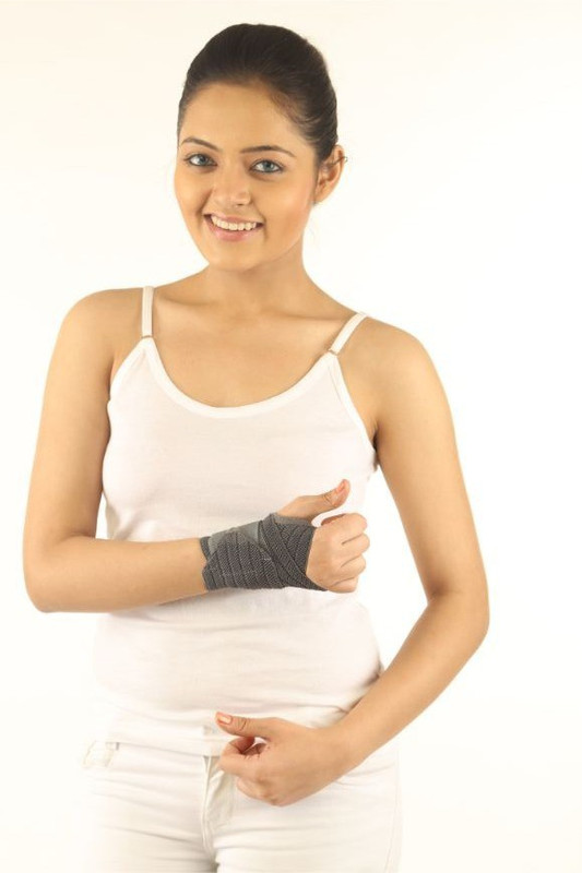 radicure Wrist Brace with Thumb Support Wrist Support(Grey)