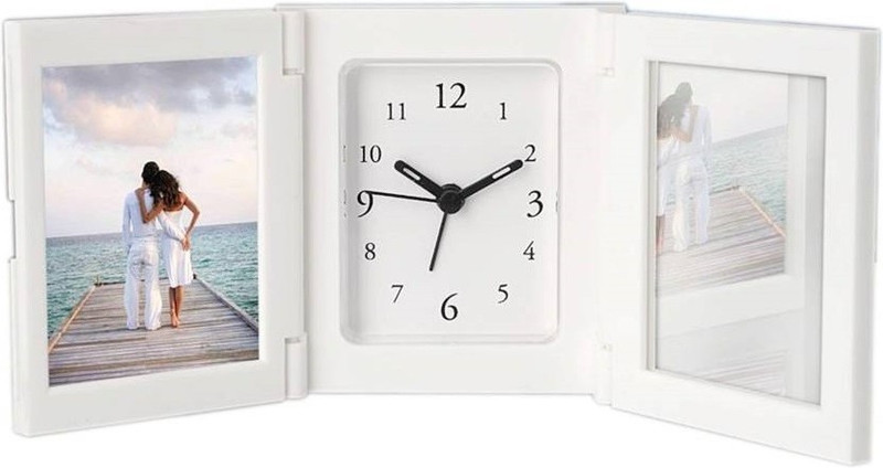 sethias Analog White Clock