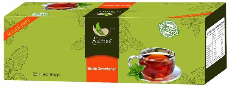 kalfree Stevia sweetener Lemon Herbal Tea Bags Box(25 Bags)
