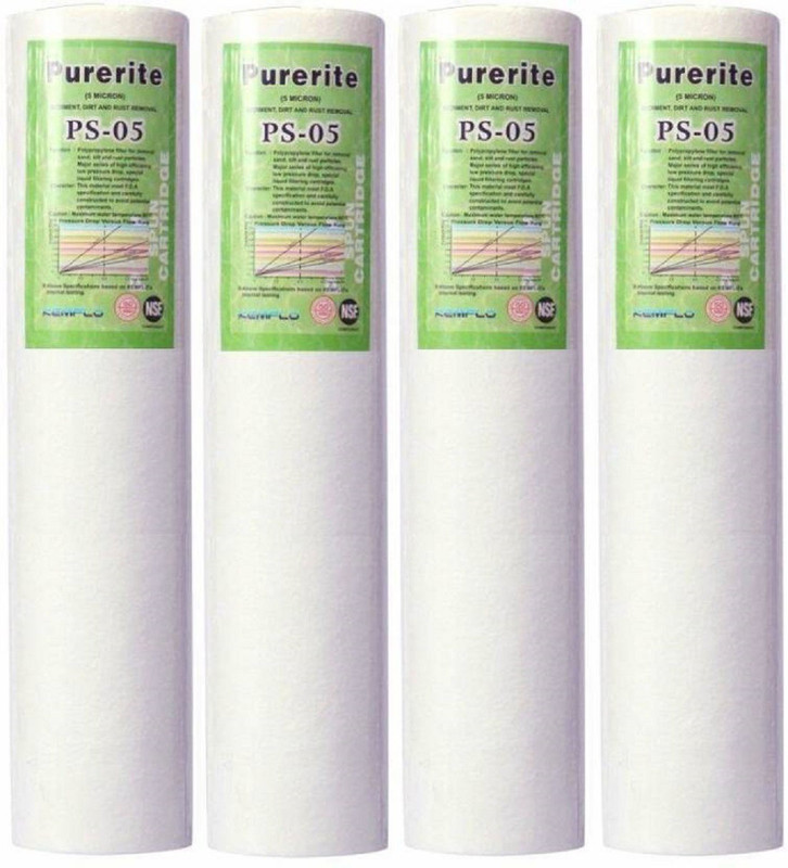 G QUALITY Ro service 4, 9 inch spun filter Solid Filter Cartridge(0.5, Pack of 4) G QUALITY Ro service 4, 9 inch spun filter Solid Filter Cartridge(0.5, Pack of 4)