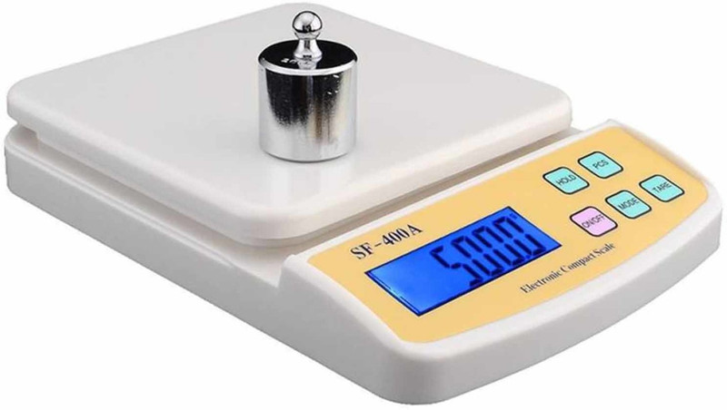 shop93 store Electronic Digital 10 Kg Weight Scale Kitchen Weight Scale Machine Measure for Measuring Weighing Scale(OFF_WHITE)