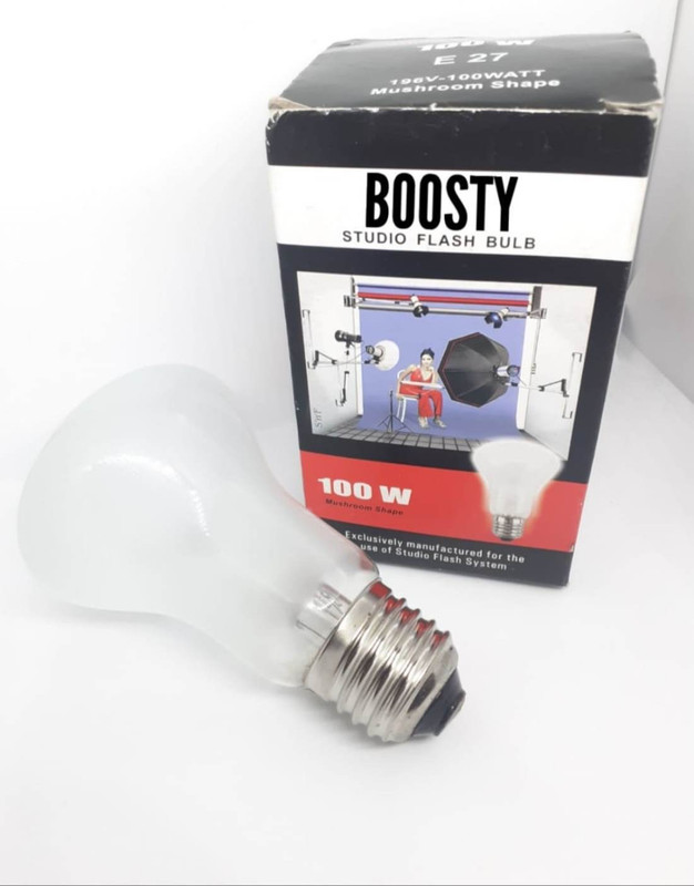 BOOSTY 100W Studio flash bulb Flash(Black)