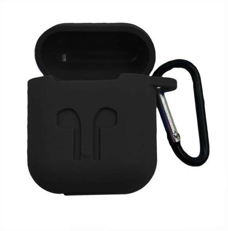 dilurban Silicone Press and Release Headphone Case(BLACK)