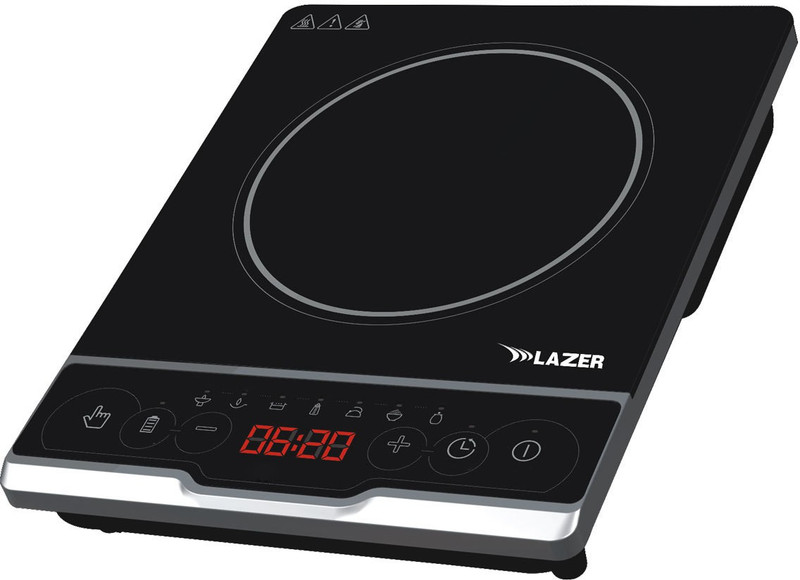 Lazer B1 Black Induction Cooktop(Black, Push Button)