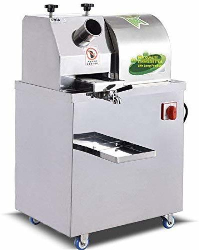 SYGA Sugarcane Machine Sugarcane Juice Machine 1100 Juicer(Silver) SYGA Sugarcane Machine Sugarcane Juice Machine 1100 Juicer(Silver)