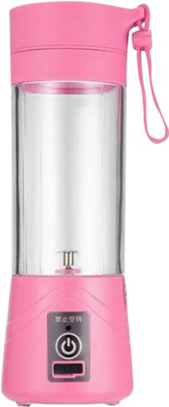 Gabbar â„¢ Rechargeable Portable Electric Mini USB Juicer Bottle Blender for Making Juice 12 Juicer Mixer Grinder(Pink, 1 Jar)