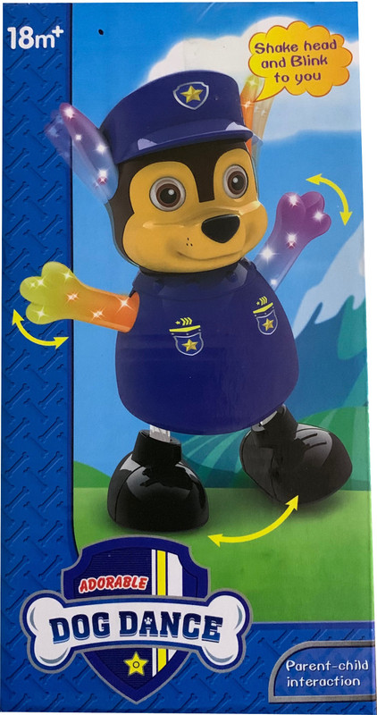 littlemore The Multicolor Dog Dance with Music and lights for kids(Multicolor)