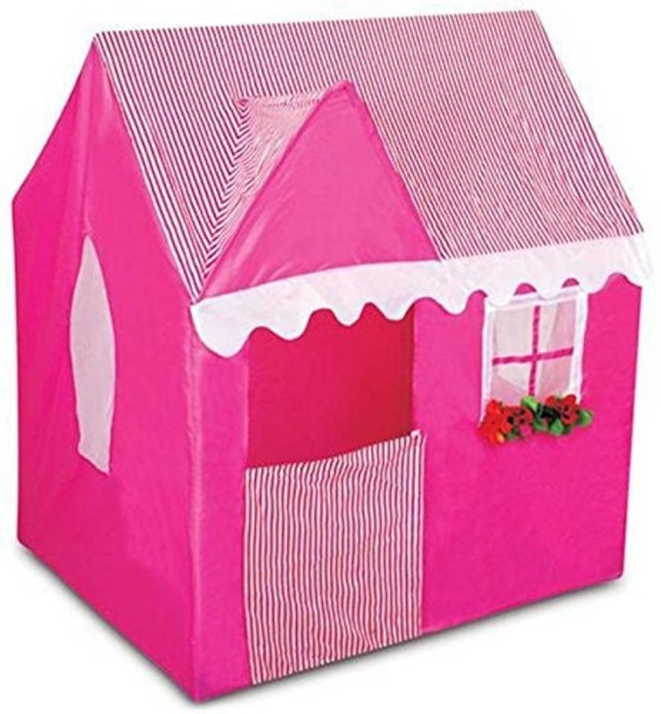 khilona house Pink Tent House For Kids(Multicolor)