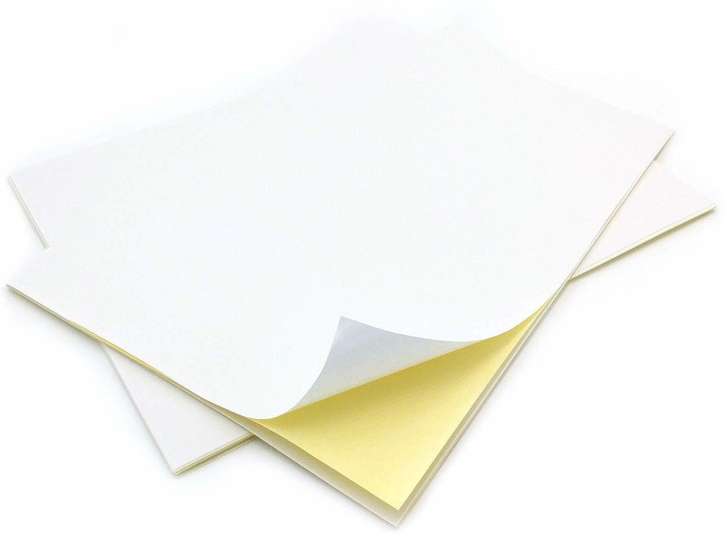 shikharretails Sticker Paper 10 Sticker Paper A4 Project Paper(Set of 1, White)