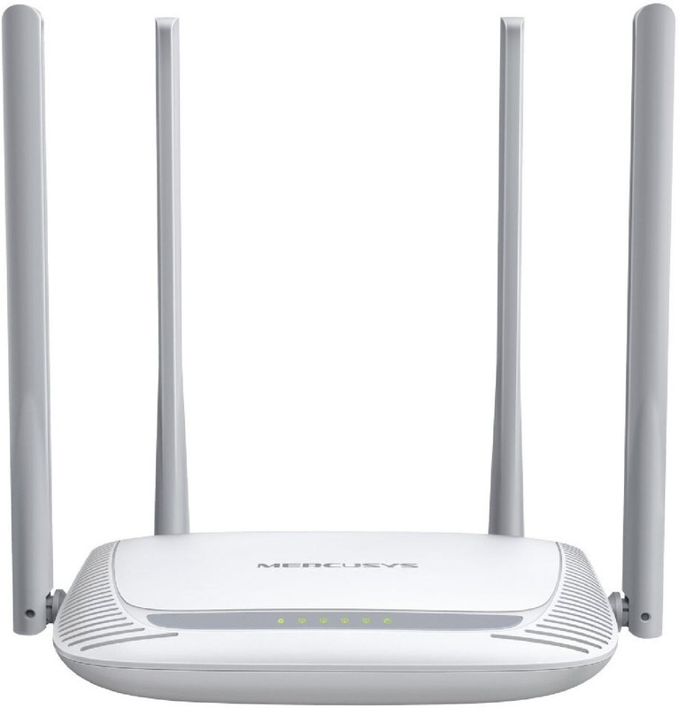 Mercusys MW325R Wireless Router 2.4 GHz 300 Mbps Wifi Speed Single Band External Antenna Ethernet (Cable Broadband)(White)