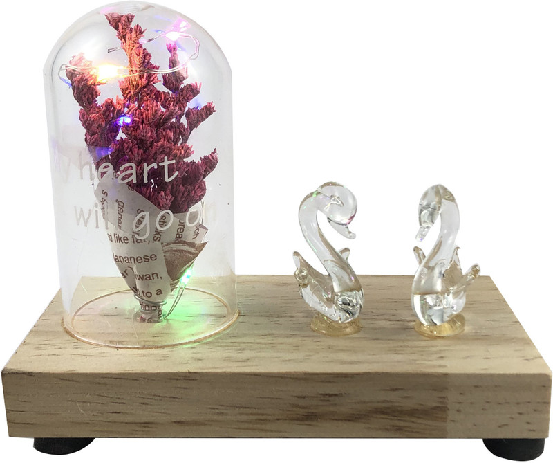 sassie SL390 Decorative Showpiece  -  14 cm(Glass, Multicolor)
