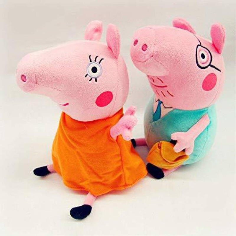 Buy gaju Peppa Daddy and Mummy Pig Plush 10 cm NA 10 cm