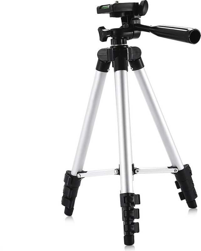 ALONZO 3110 tripod M Monopod(Silver, Supports Up to 1500 g)