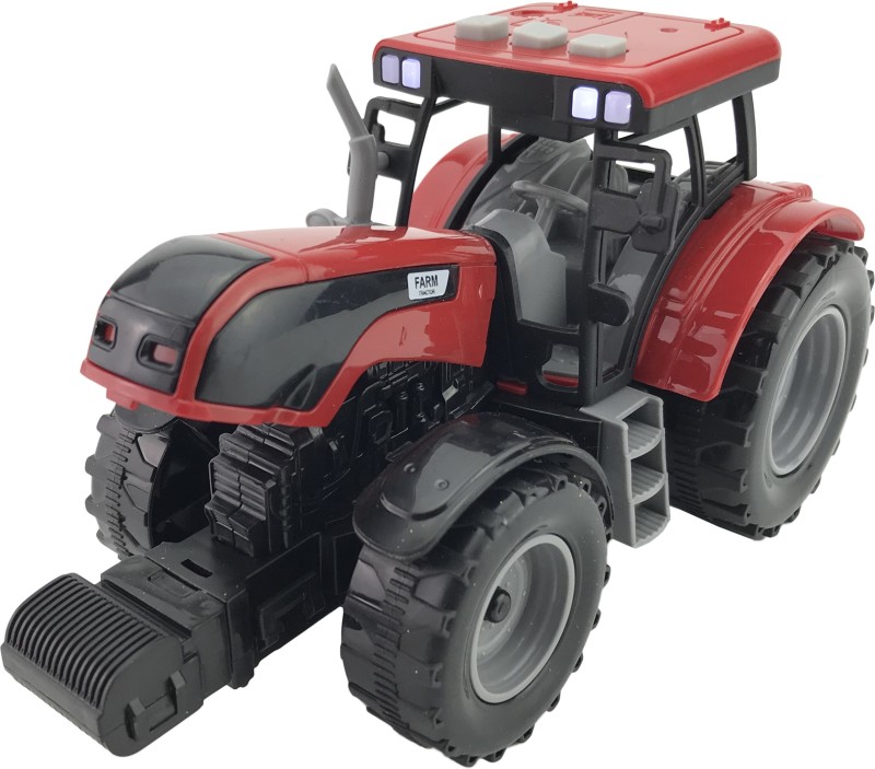 Miss & Chief Friction Farm Tractor(Red, Black)