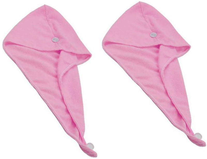 harvic Cotton 300 GSM Hair Towel(Pack of 2, Multicolor)
