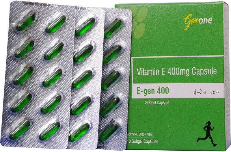 genone E-gen 400 Vitamin E (natural) softgels(100 No)