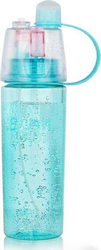 hxs Spray Mist Squeeze Protable Water Bottle 600 ml Sipper (Pack of 1) 600 ml Bottle(Pack of 1, Multicolor)