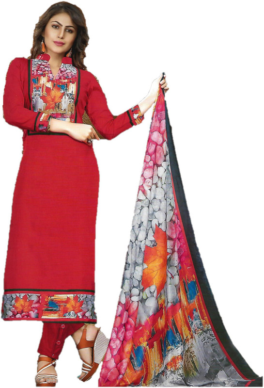 twila Cotton Printed Salwar Suit Material(Unstitched)
