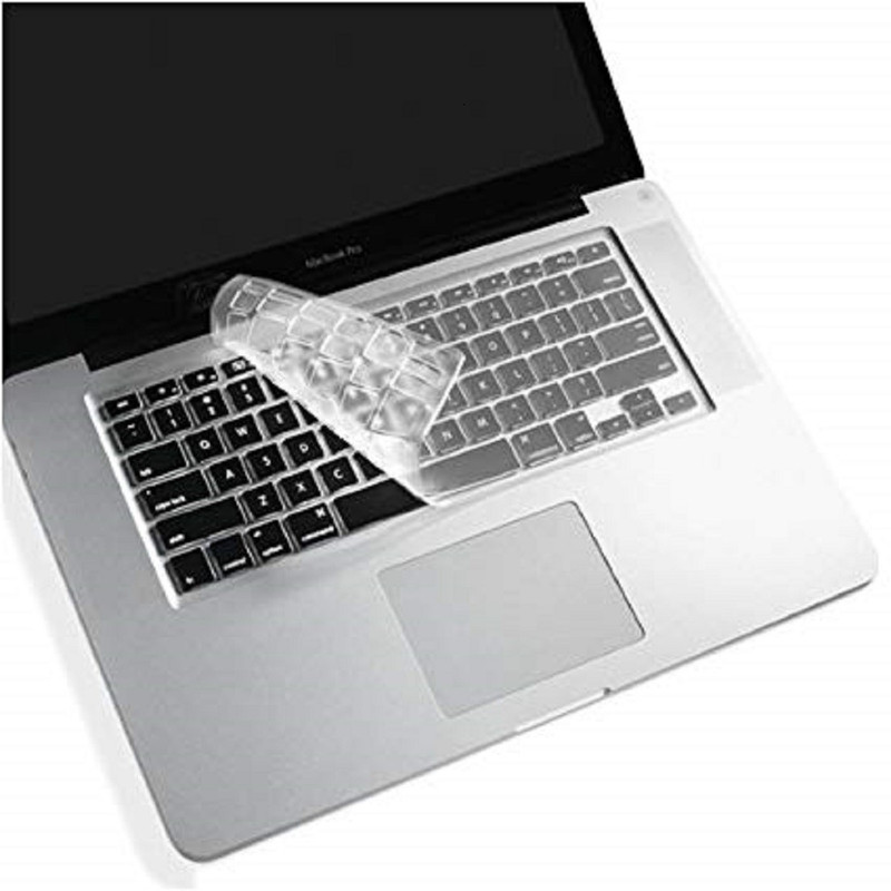Wiwu Ultra Thin Laptop Keyboard Protective Skin Silicone Cover for Apple MacBook 13 inch Air A1932 13.3 inch Pro Retina A1425/A1502 15.4 inch pro Retina A1398 Keyboard Protector Laptop Keyboard Skin(Transparent)