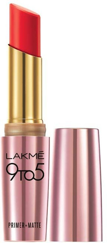 Lakmé 9 to 5 Primer Plus Matte Lip Color(Red Coat, 3.6 g) Lakmé 9 to 5 Primer Plus Matte Lip Color(Red Coat, 3.6 g)