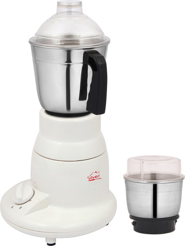Silver Home 04 Champ dlex 450 W Mixer Grinder(White, 2 Jars)