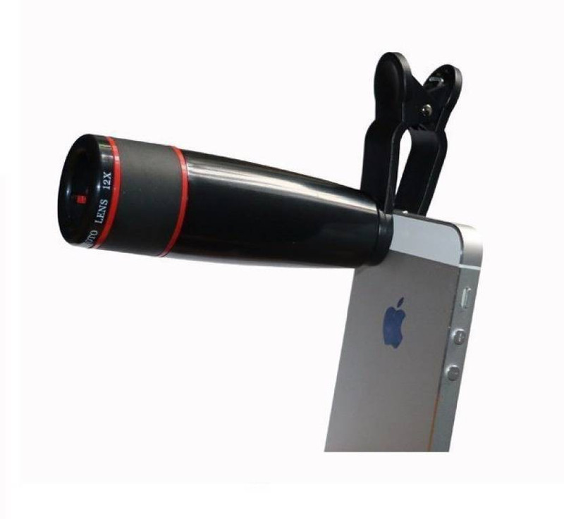 dilurban 12x Zoom Mobile Adjustable Focus HD Pictures Telescope Lens Kit with DSLR Blur Background Effect for All Smartphones MV-020 Mobile Phone Lens Mobile Phone Lens