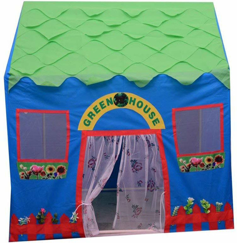 jk int Green Tent House for Kids.(3 to 12 Years) Best Birthday Gift.(Multicolor)