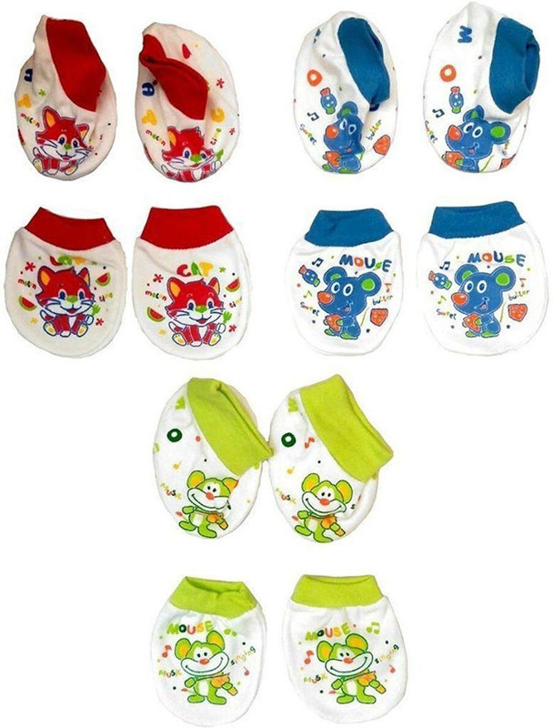 kezle Baby Boy's & Baby Girl's Floral Print Ankle Length(Pack of 12)