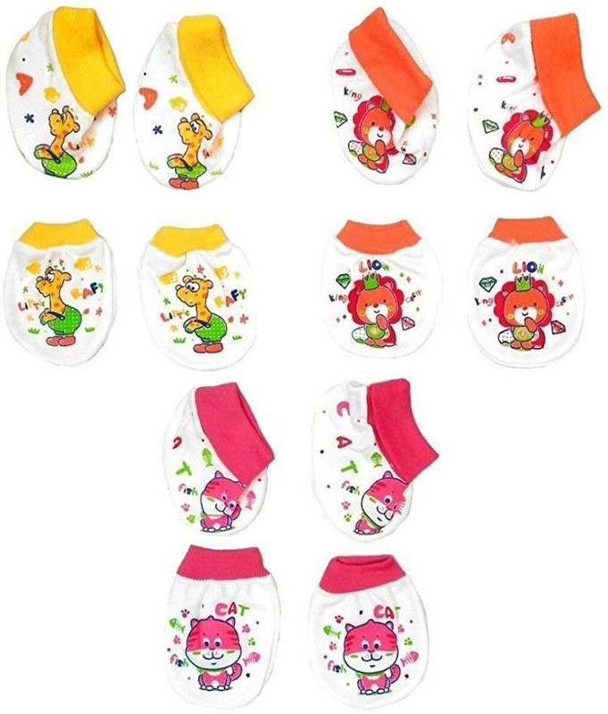 kezle Baby Boy's & Baby Girl's Floral Print Ankle Length(Pack of 3)