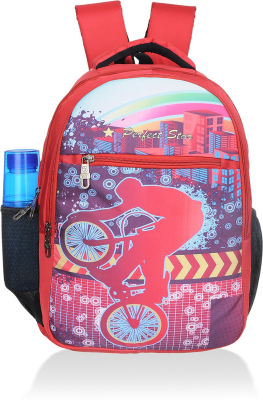 perfect star 35 L Latest 2019 Super 35 L Laptop Backpack(Red)